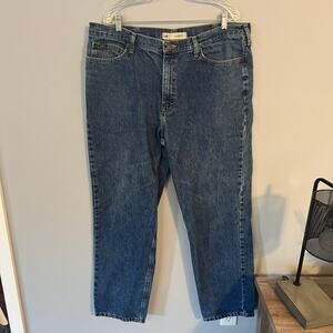 Lee Men's Relaxed Fit Classic Straight Leg Jeans Size 40 x 32 Medium Wash